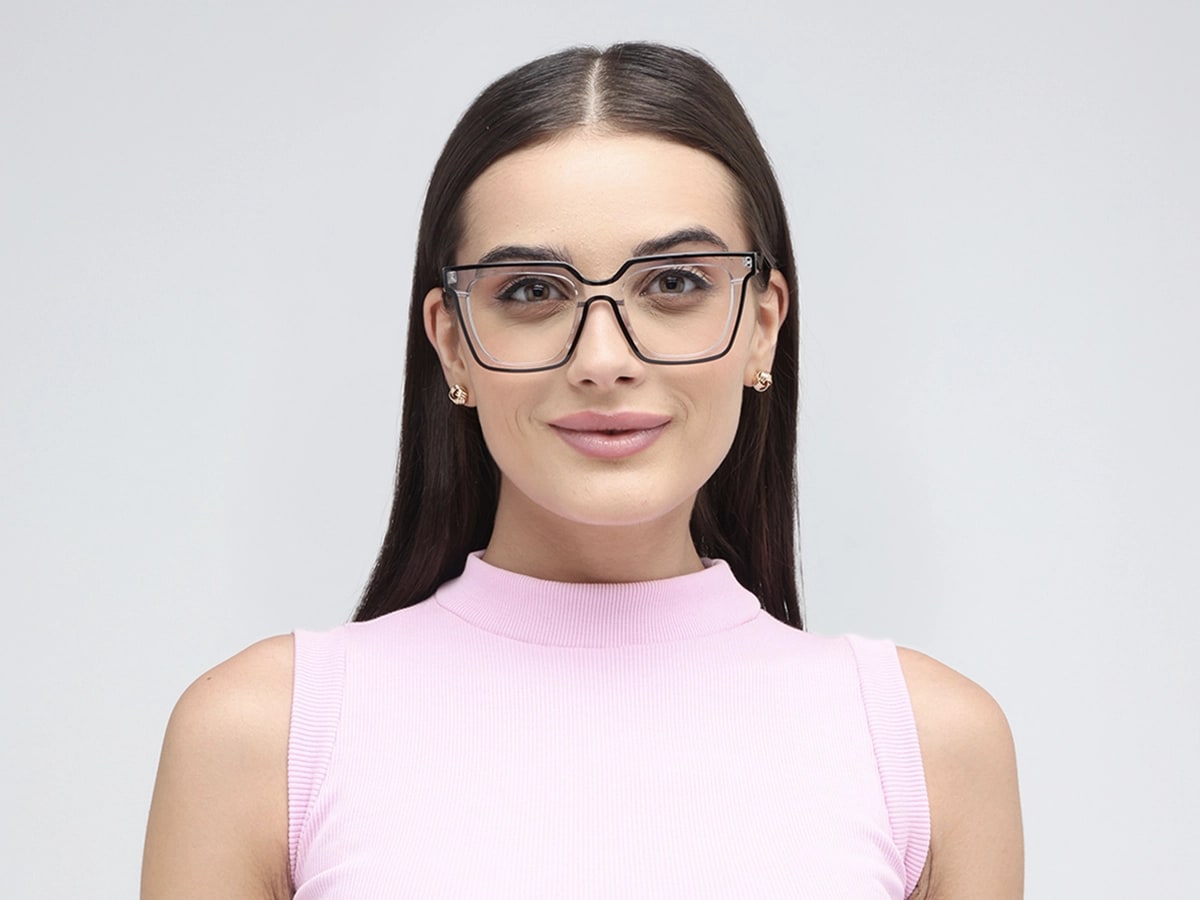 Clear Black Unisex Glasses 51