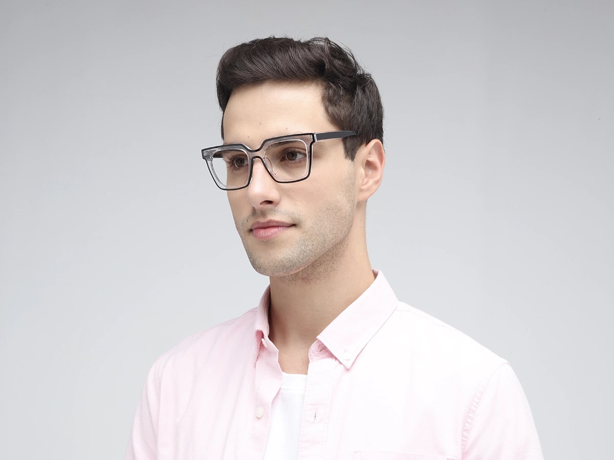 Clear Black Unisex Glasses 42