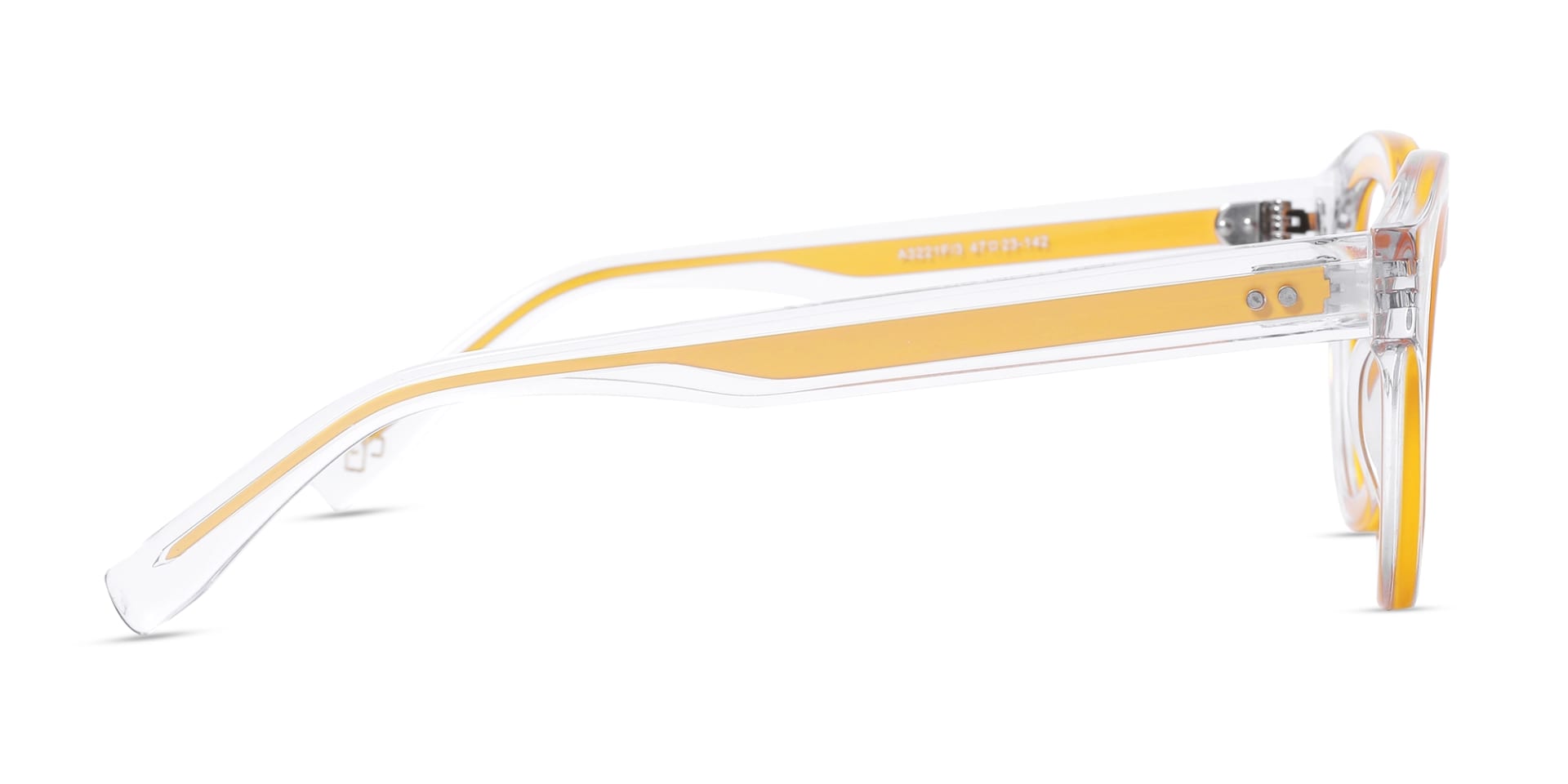 Yellow Oval Glasses 3
