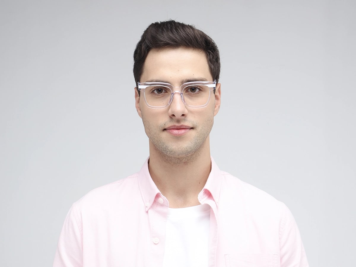 Clear White Glasses 41