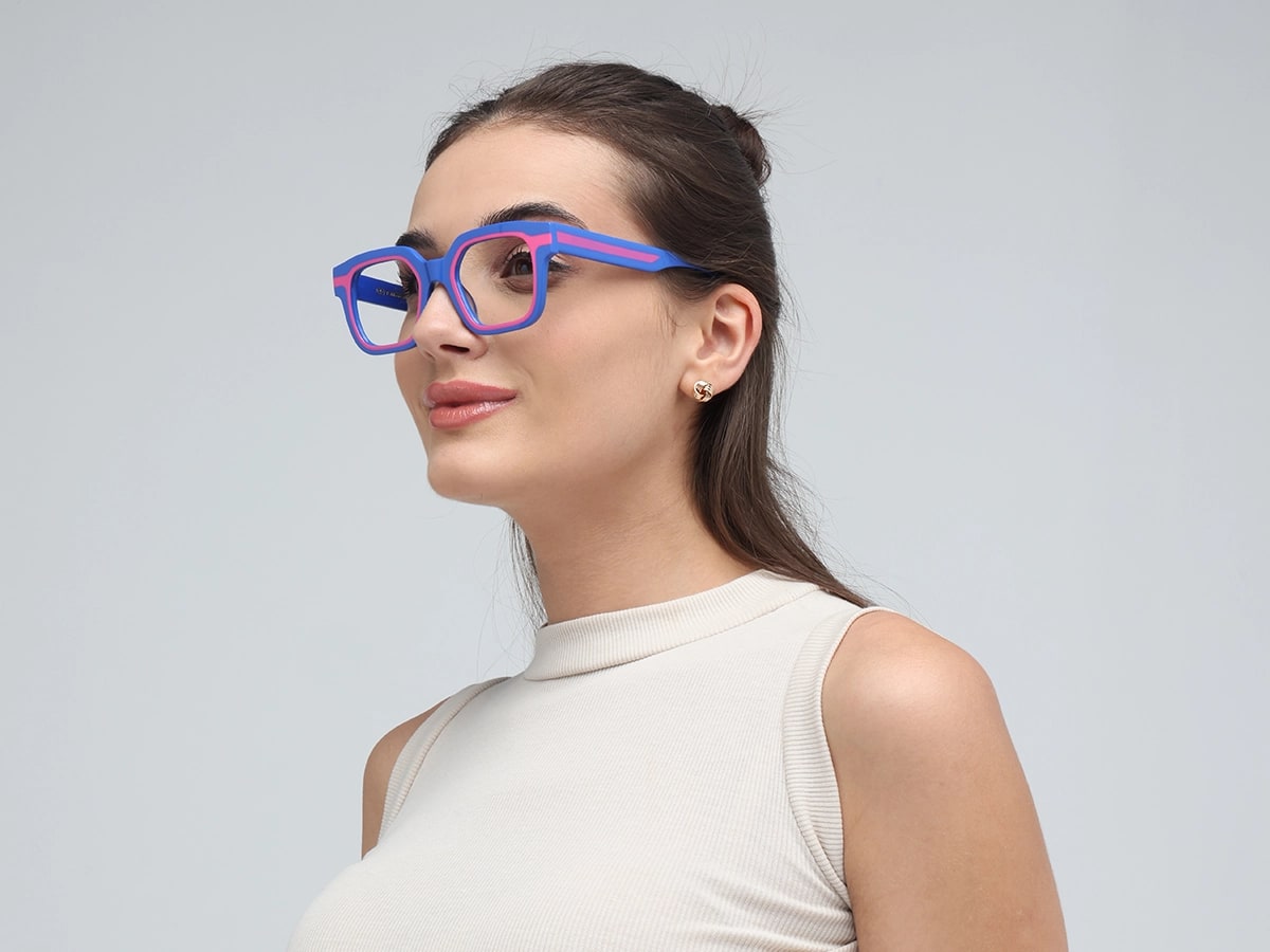 Blue Funky Glasses-52