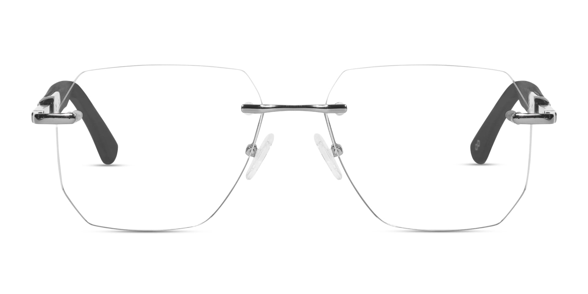 Metal & Wood Frame Gunmetal Glasses 1