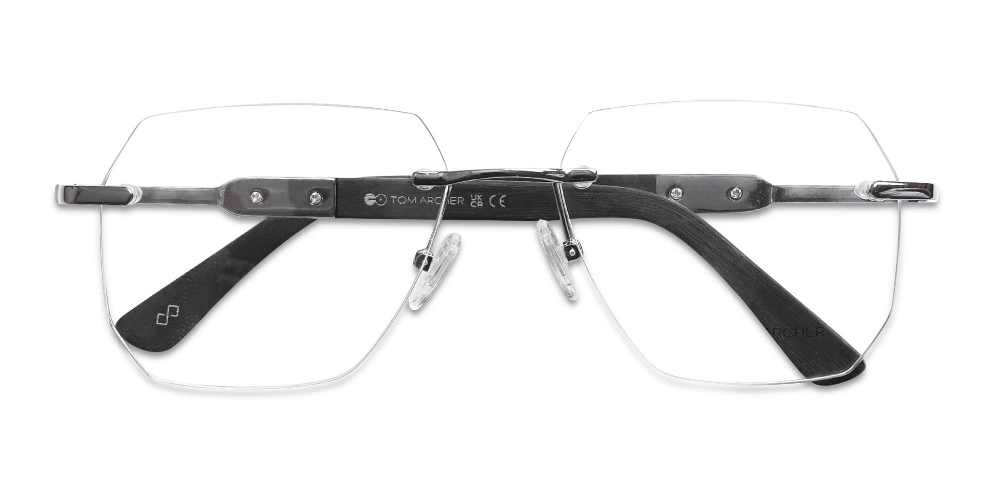 Metal & Wood Frame Gunmetal Glasses 6