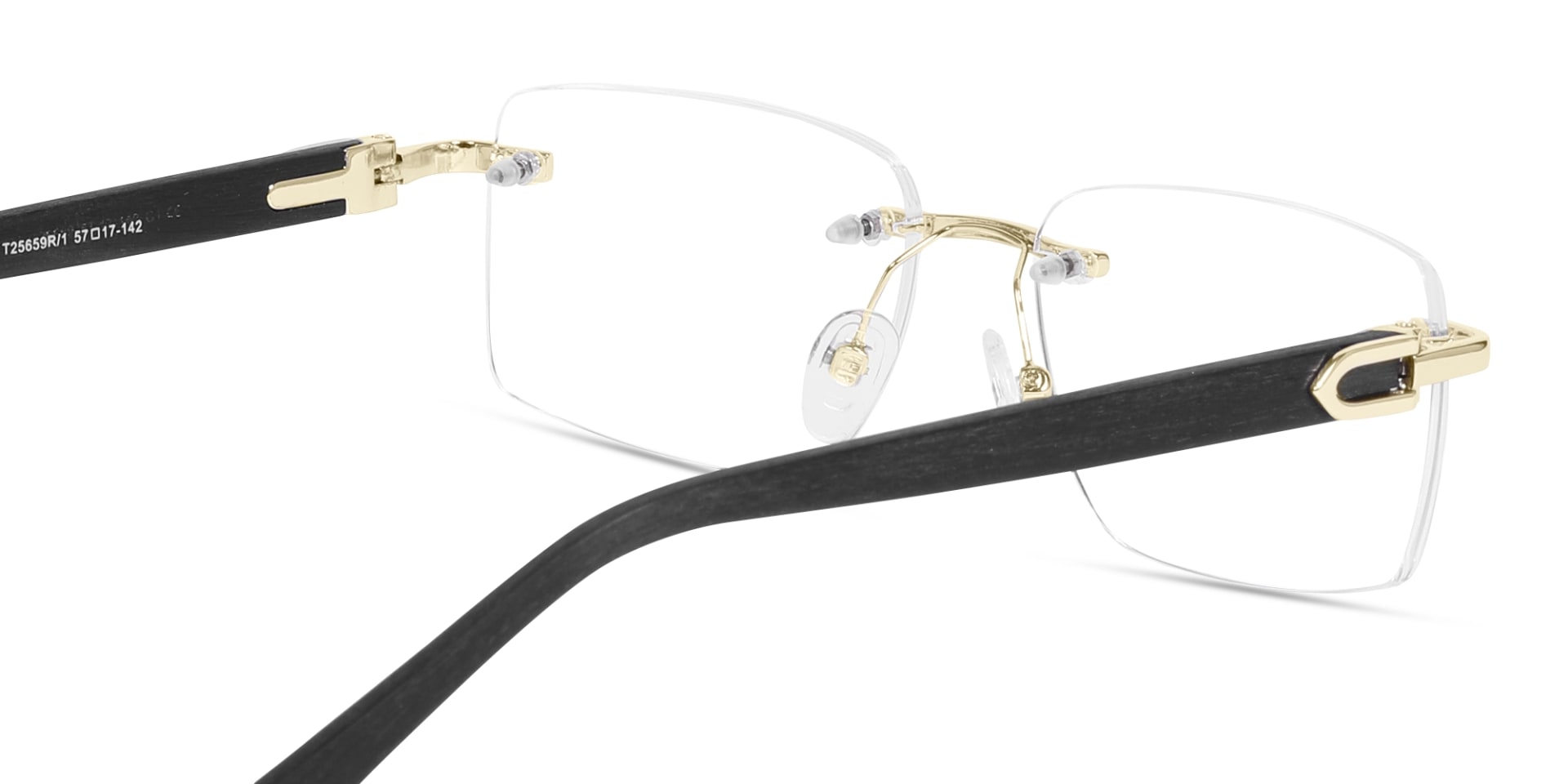 Gold Rectangular Glasses 5