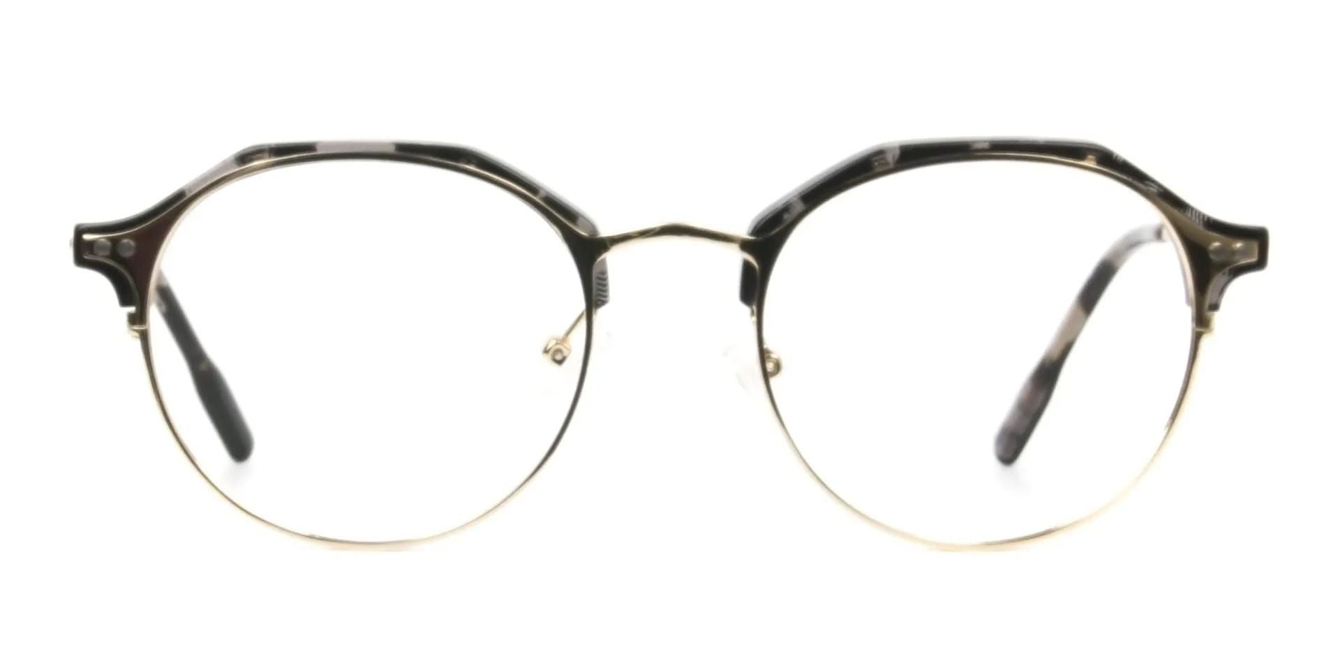 Marble Grey & Gold Weightless Glasses in Mixed material  - 1