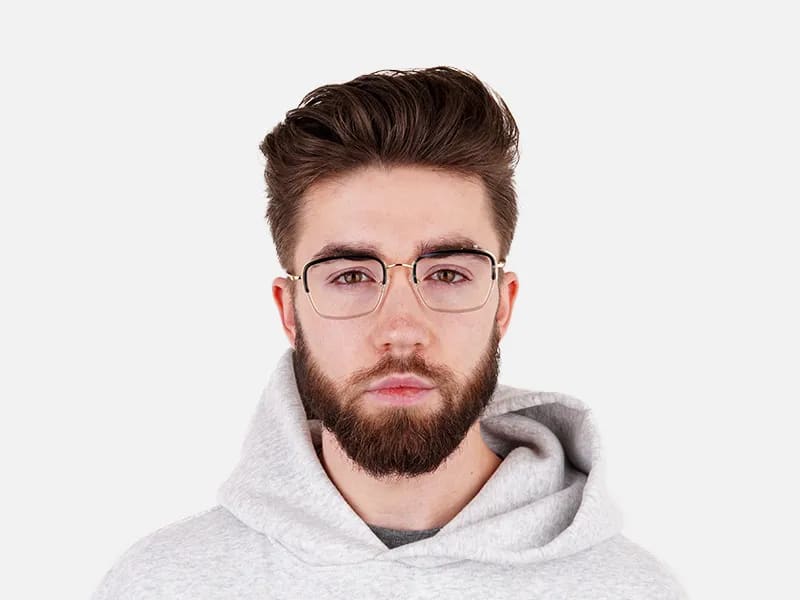 Spider Man Tony Stark Glasses Marble Grey & Nude Translucent - 2