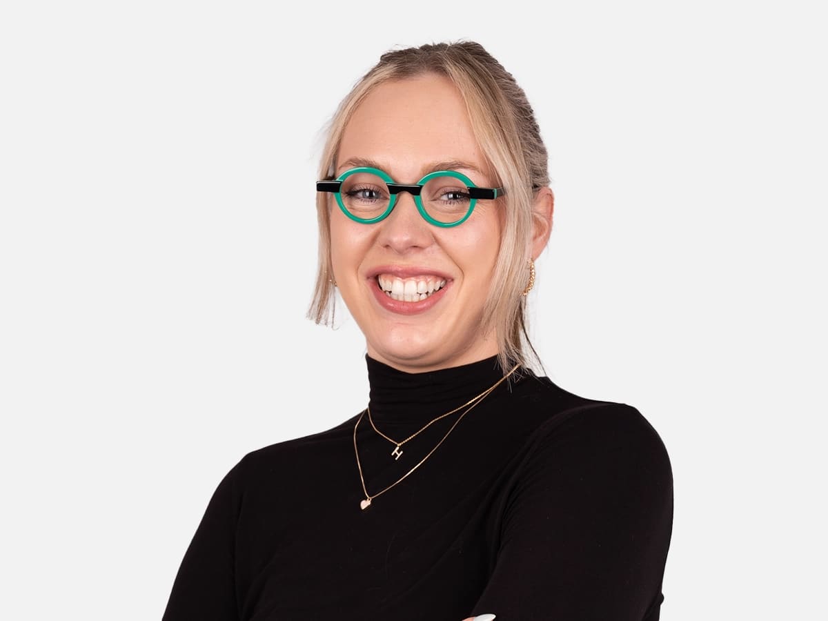 Small Frame Round Glasses-54