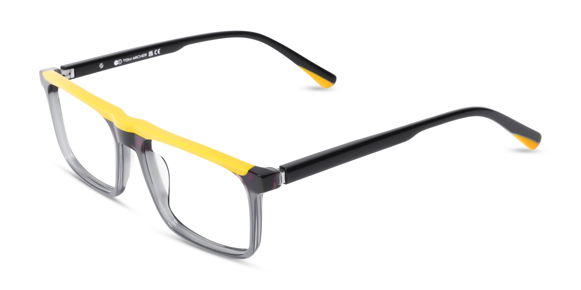 Crystal Smoke Grey Yellow Glasses 3