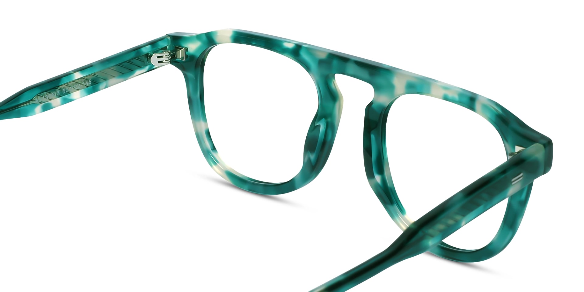 Teal Tortoise Eyeglasses 5