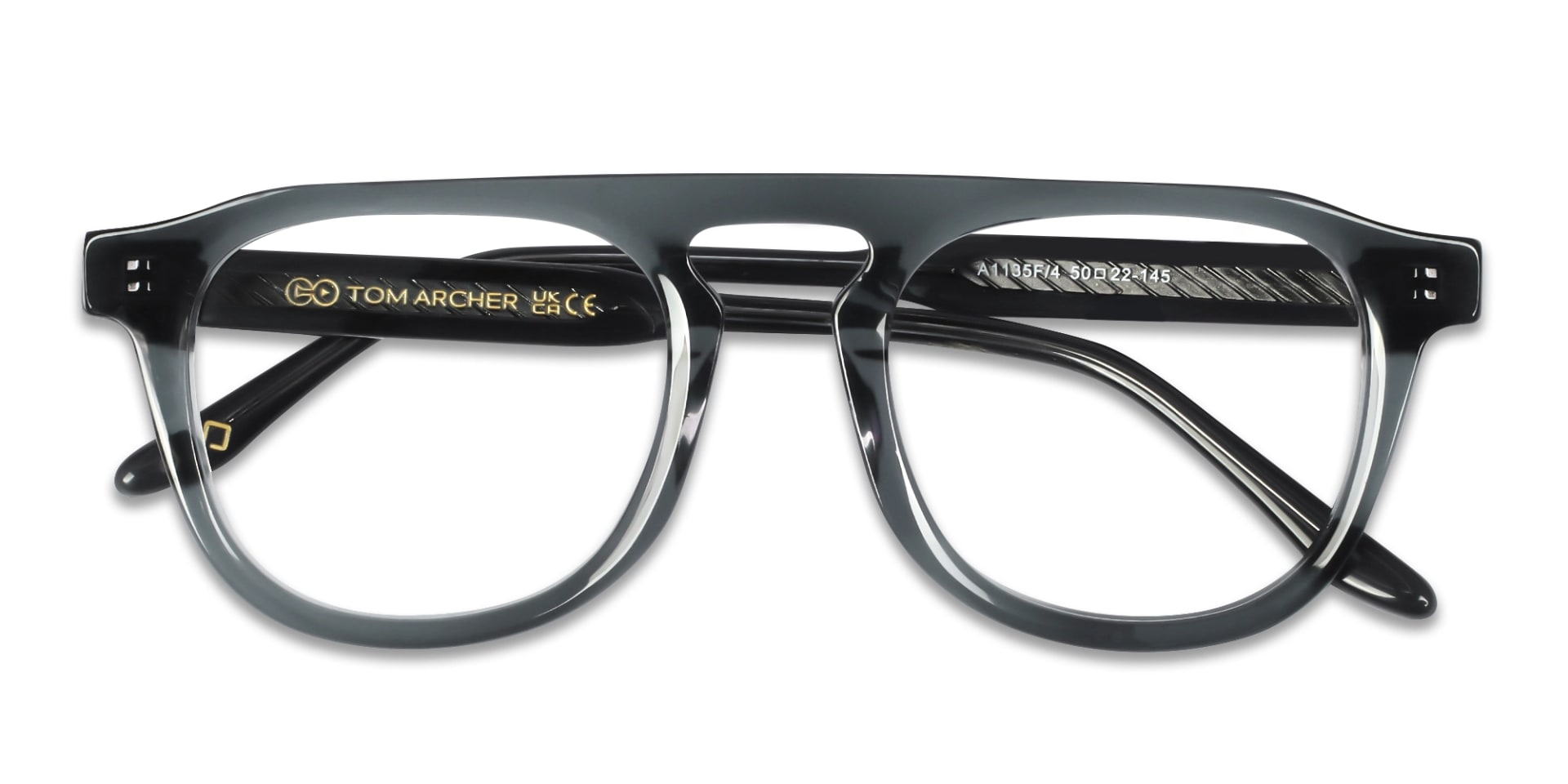 Crystal Slate Grey Glasses 6