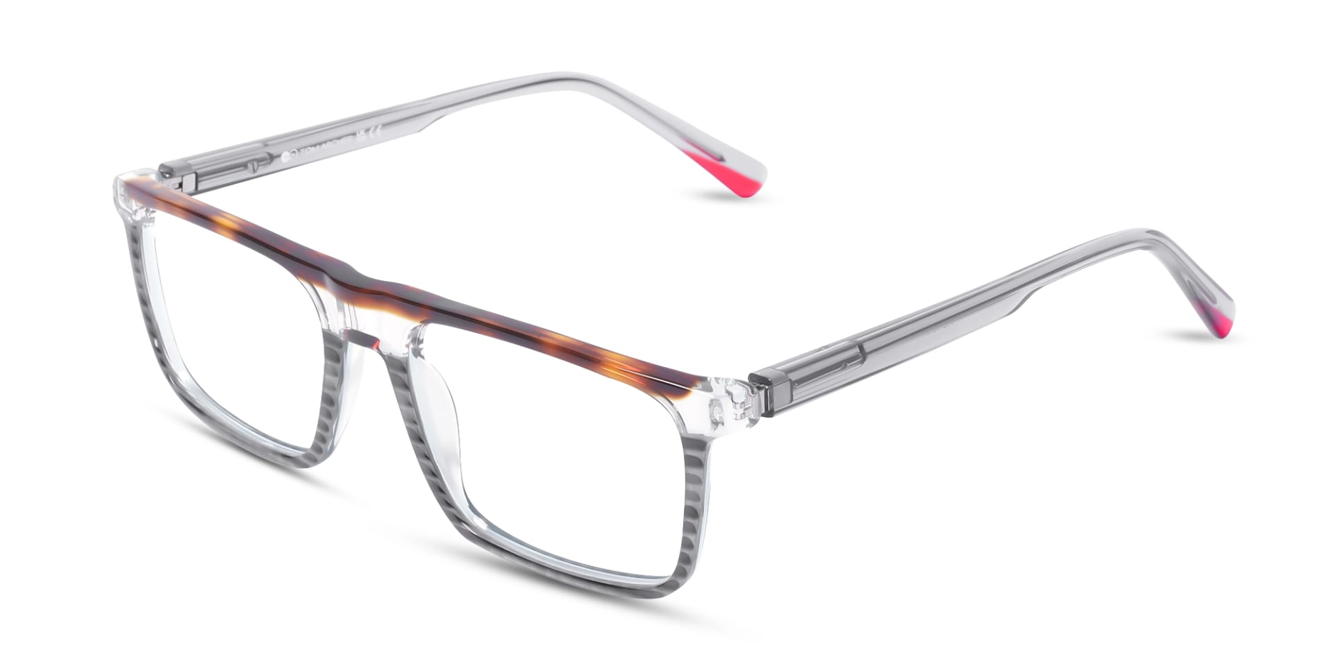 Crystal Tortoise Rectangle Glasses 3