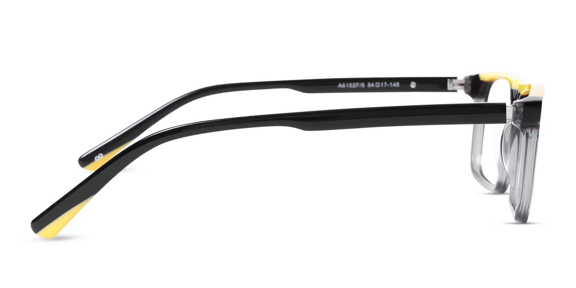Crystal Smoke Grey Yellow Glasses 4