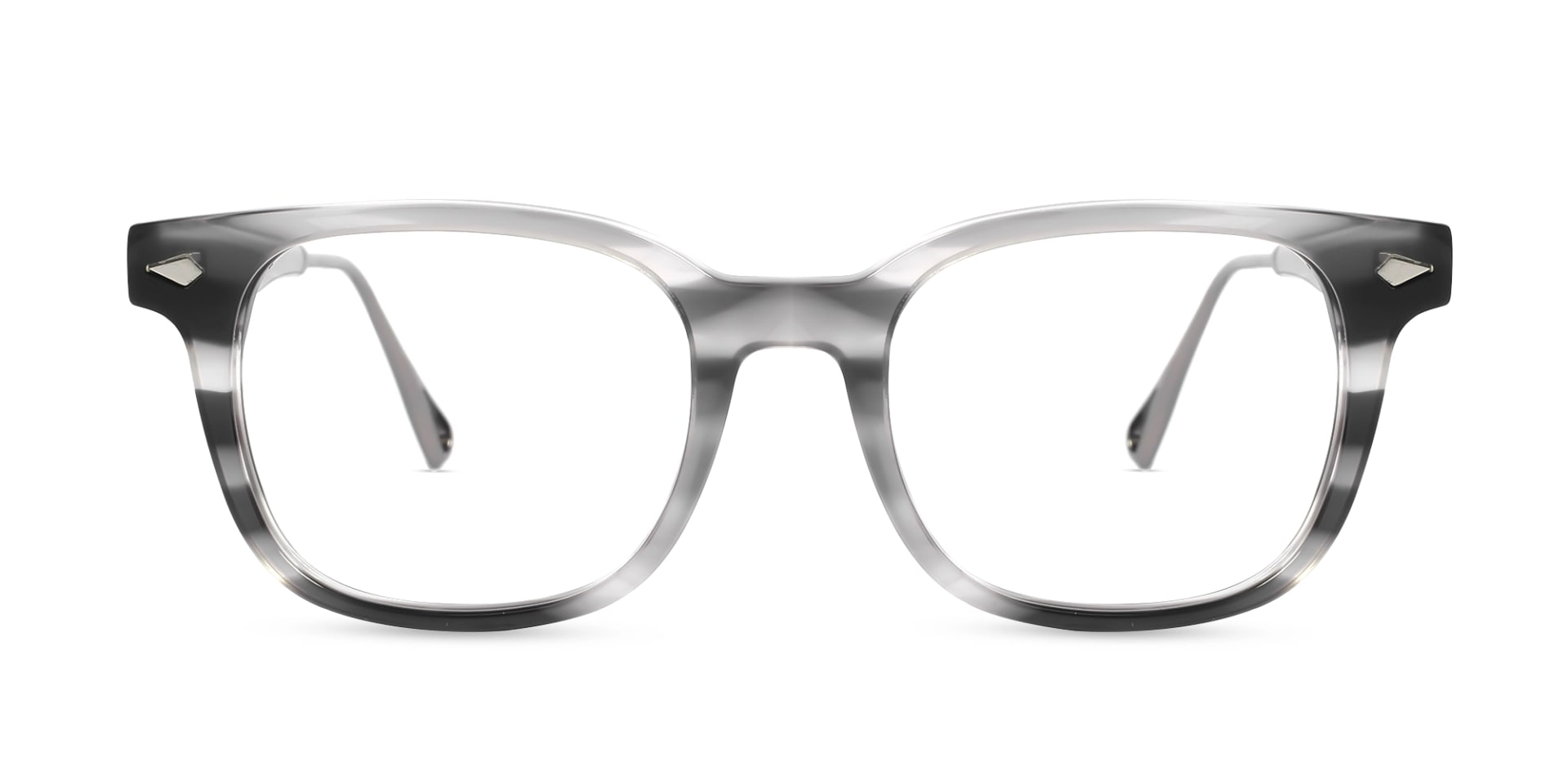 Grey Marble Rectangle Sunglasses-1