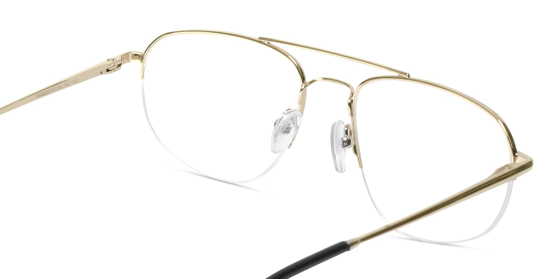 Black And Gold Metal Eyeglasses 5