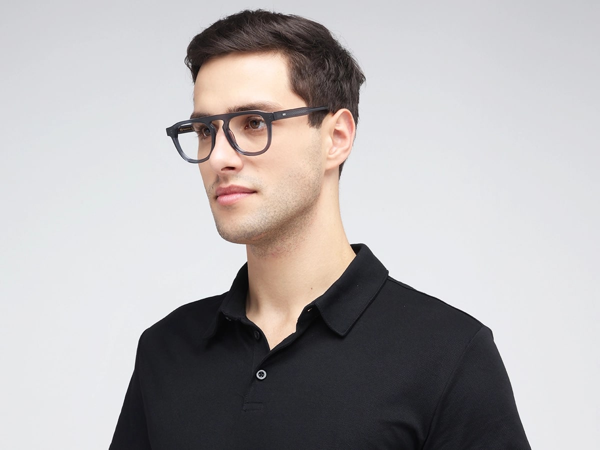 Crystal Slate Grey Glasses 42