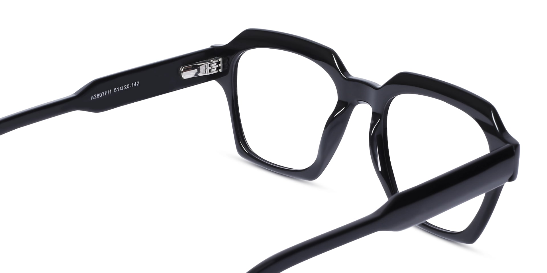 Black Square Eyeglass Frames 5