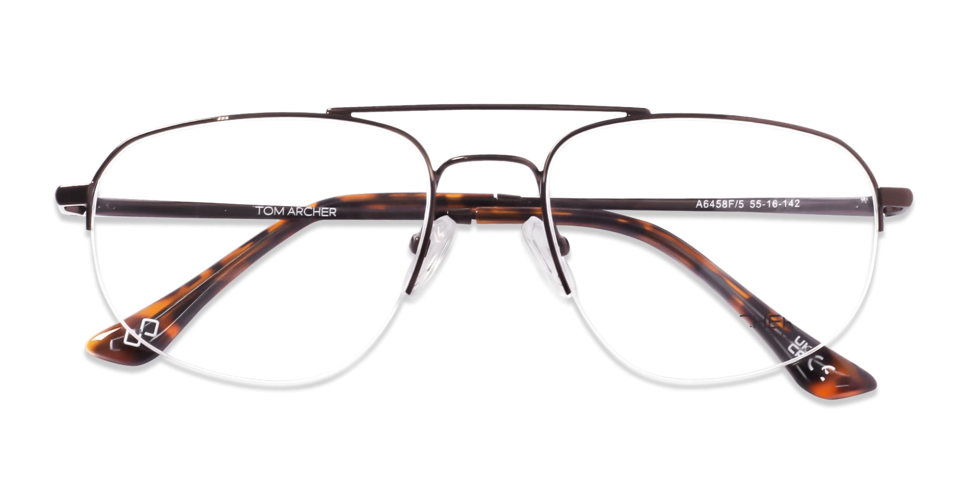 Copper Brown Metal Eyeglasses 6
