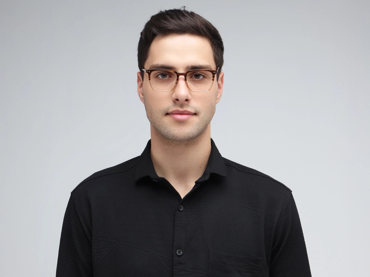 Crystal Honey Marble Square Sunglasses-41