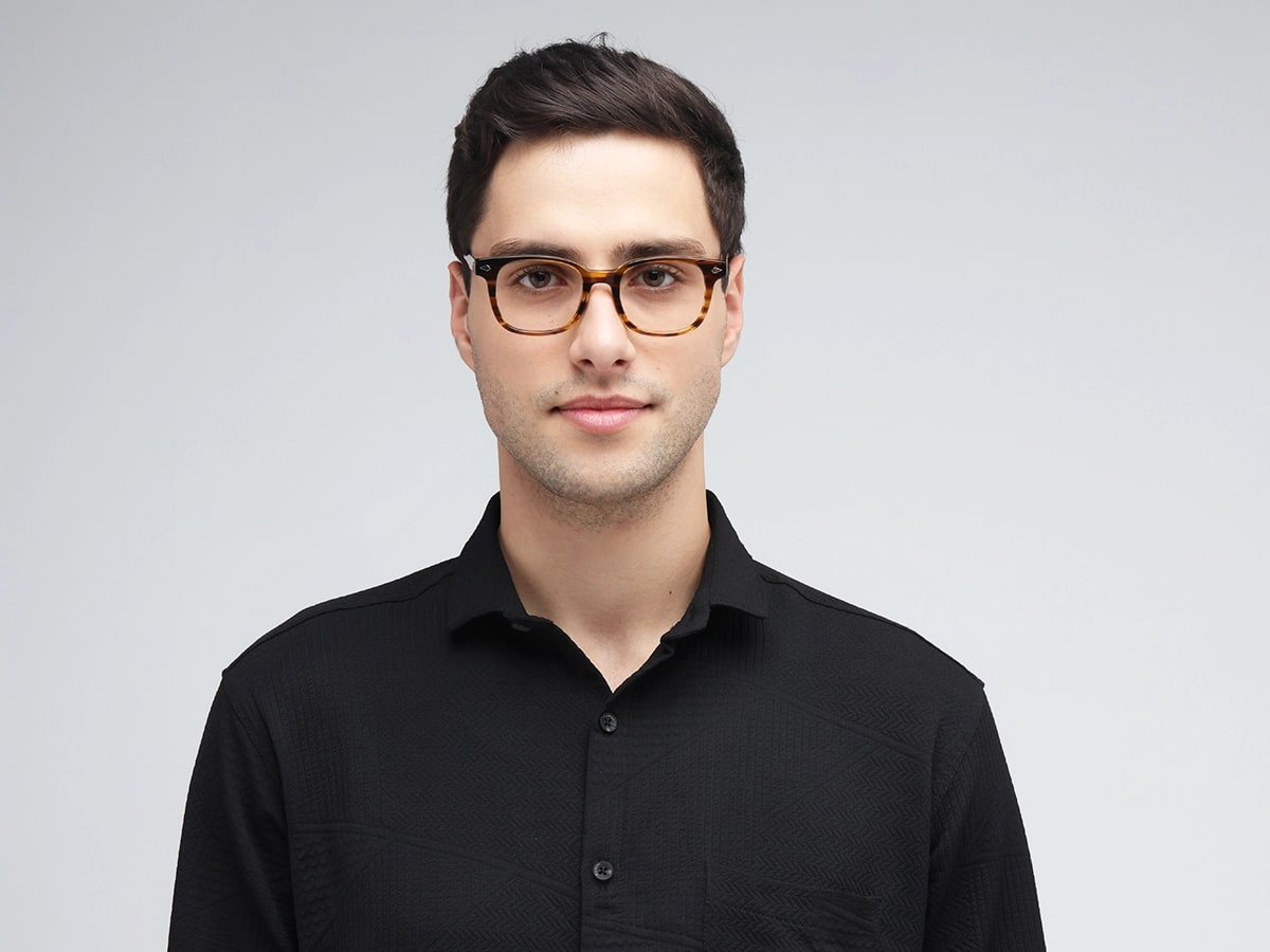 Water Gold Marble Rectangle Sunglasses -41