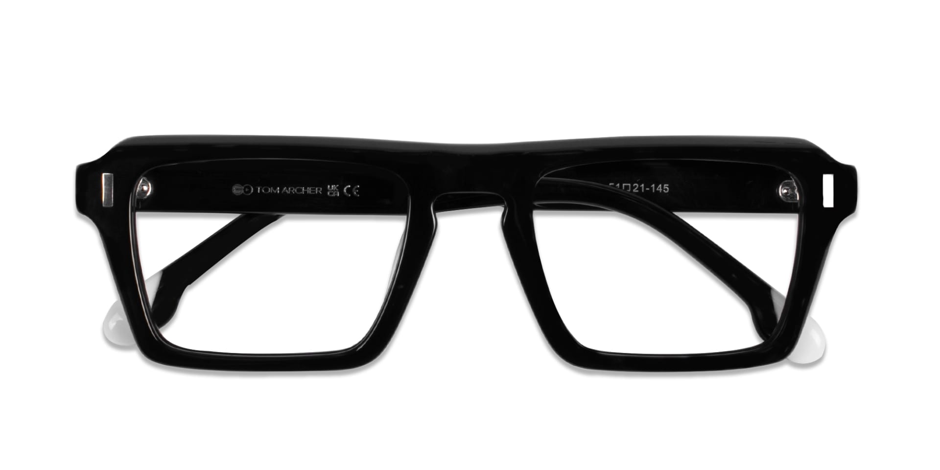 Black Rectangular Keyhole Glasses-6