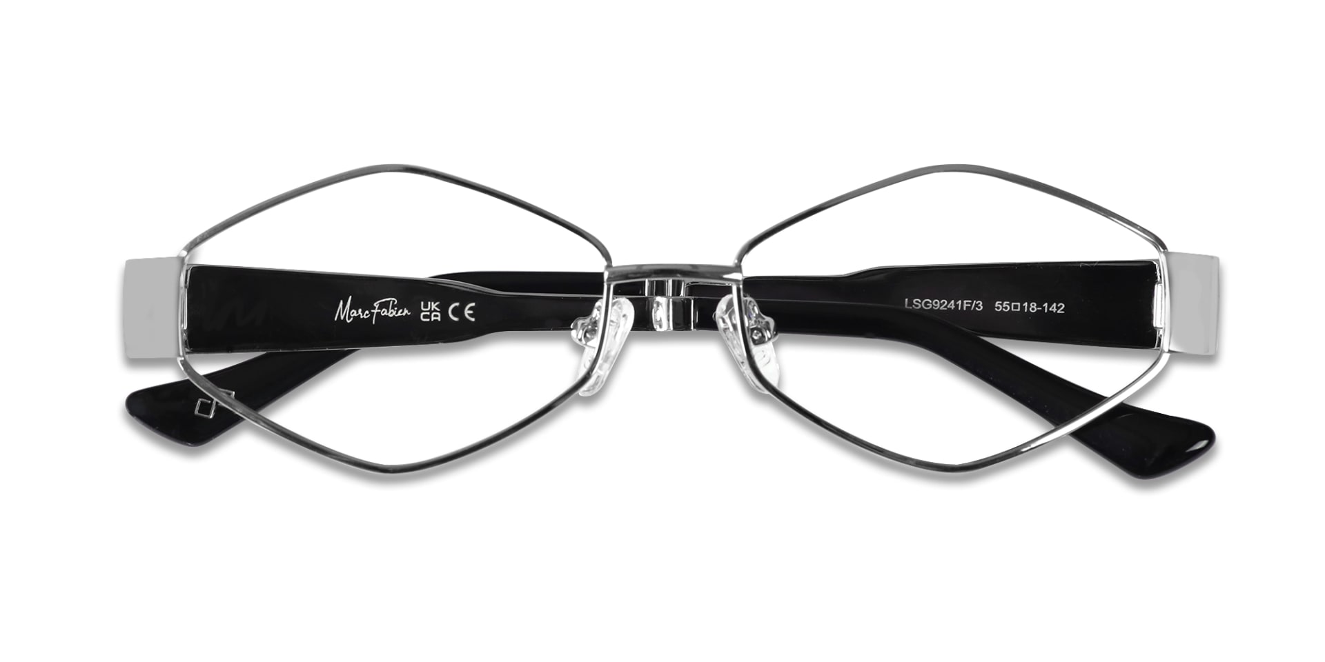 Eye-Catching Silver Geometric Glasses-6