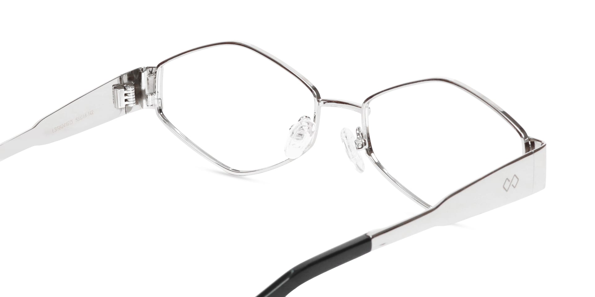 Eye-Catching Silver Geometric Glasses-5