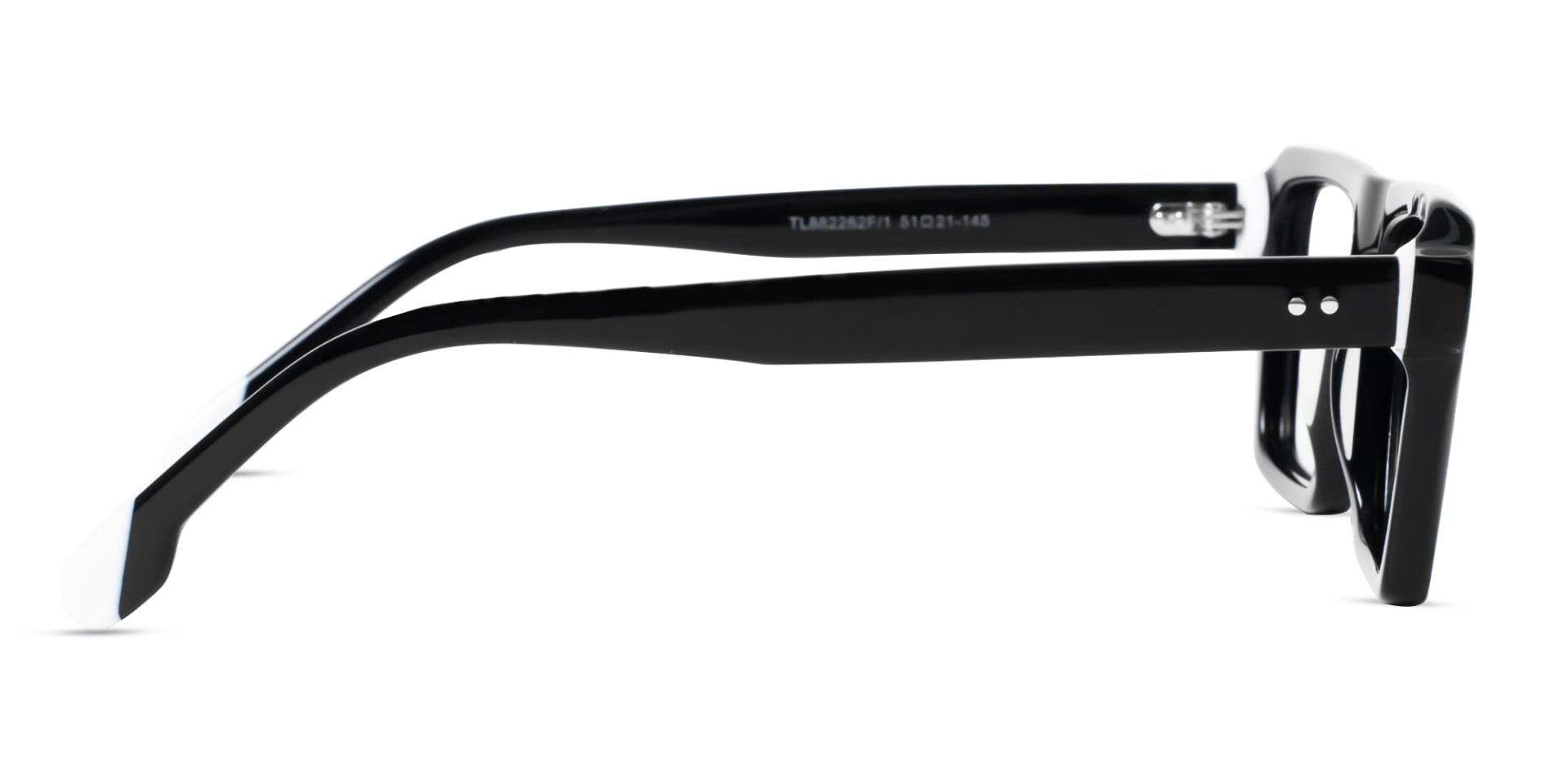 Black Rectangular Keyhole Glasses-4