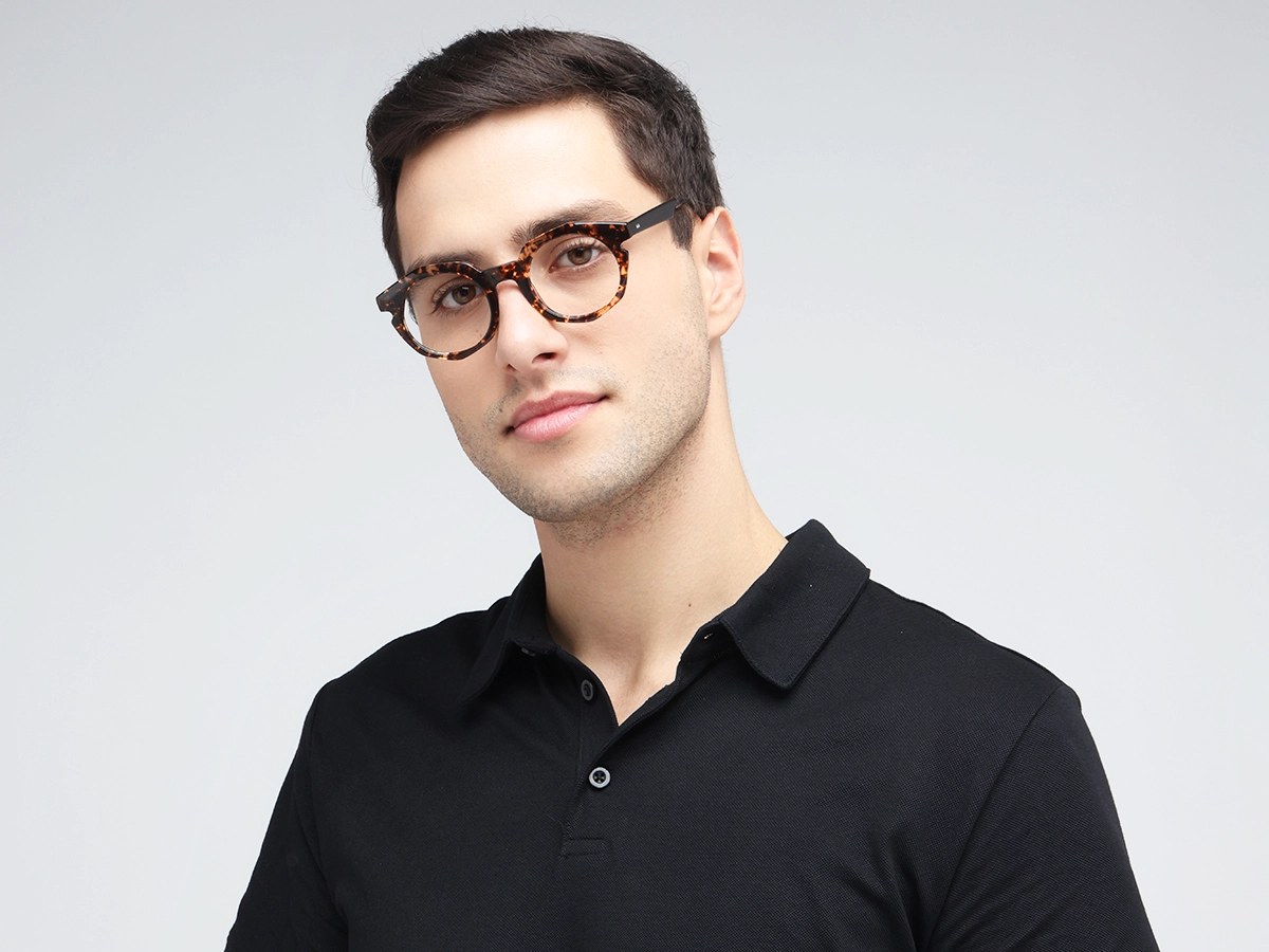 Brown Oval Eyeglasses 41