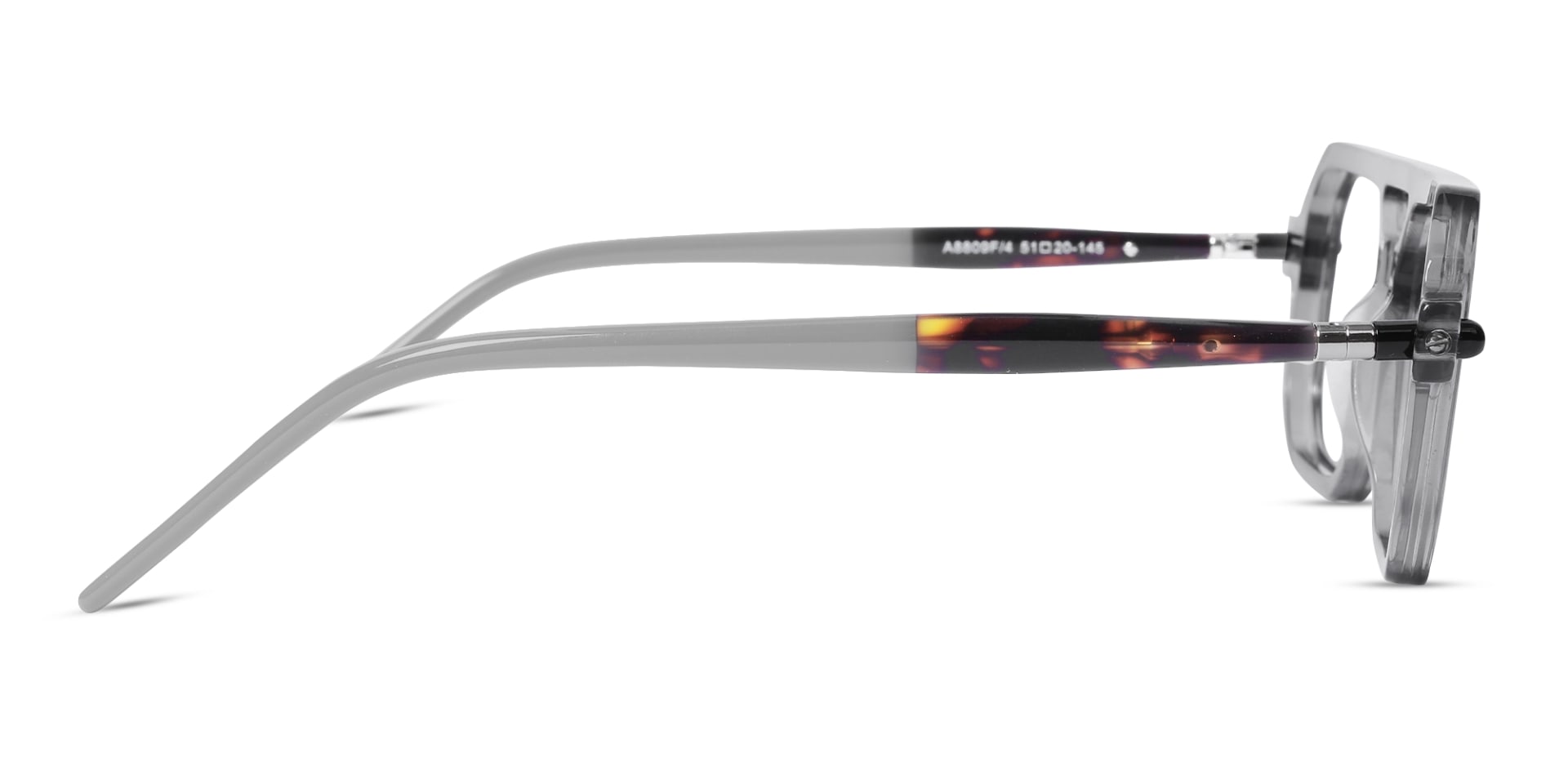 Grey Rectangle Eyeglasses 4