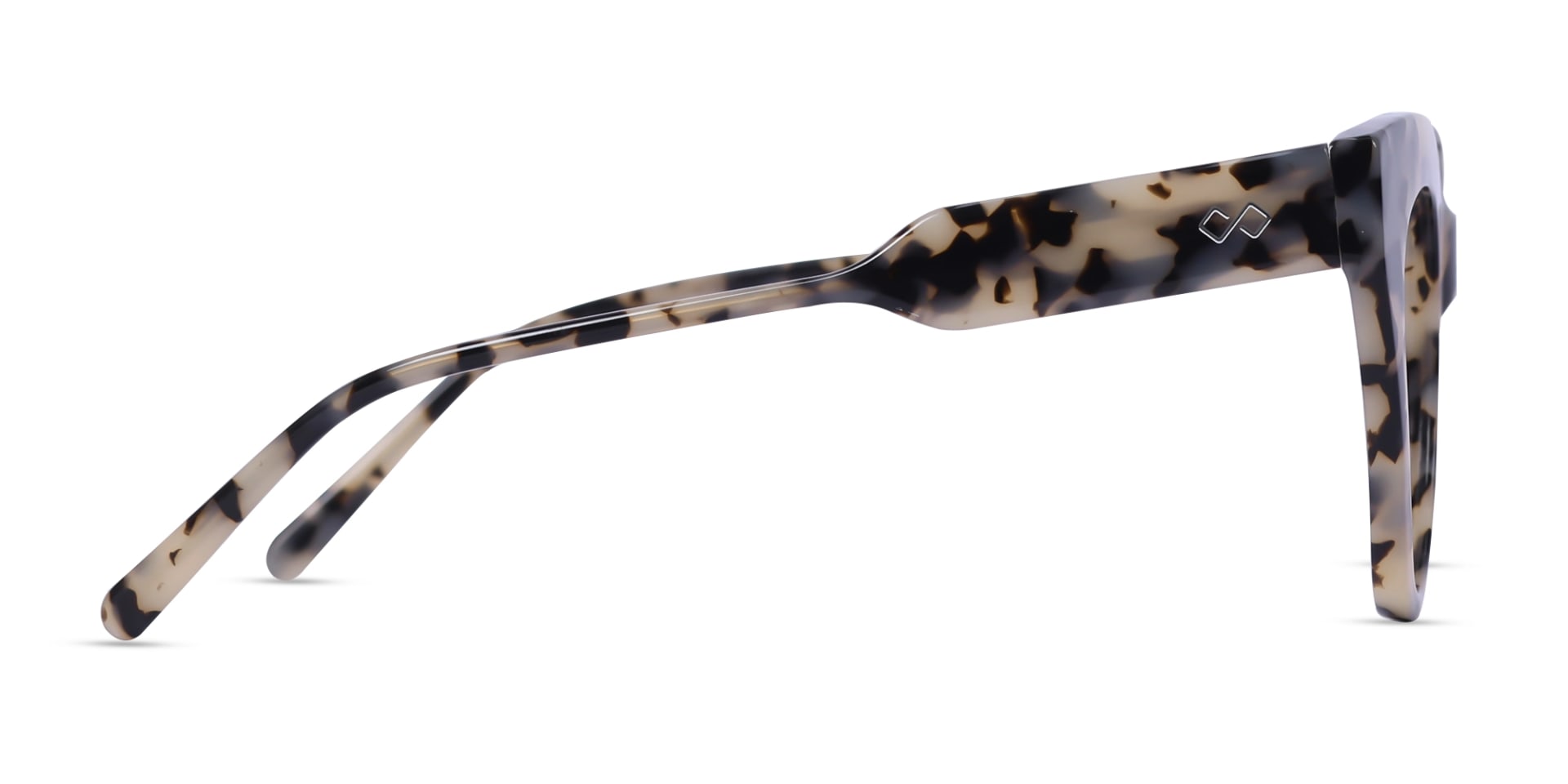  Beige Tortoise Cat-Eye Frame Sunglasses -4