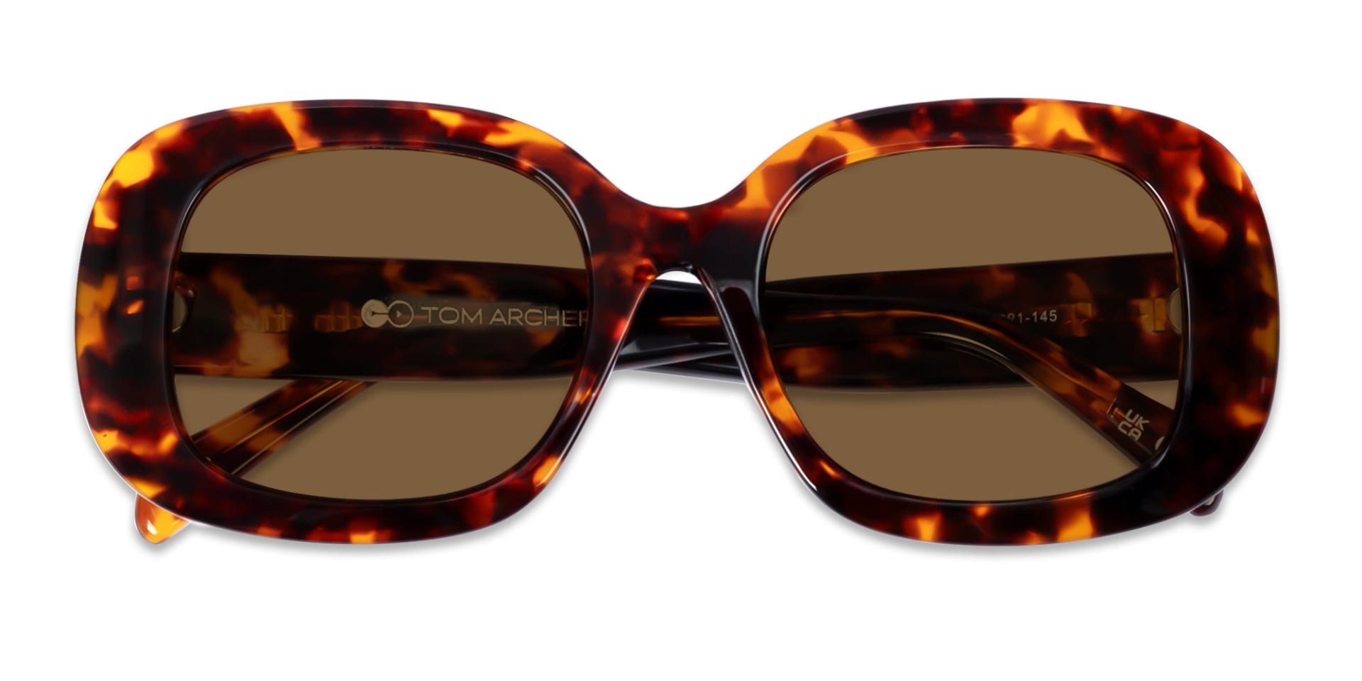 Tortoise Square Polarised Sunglasses