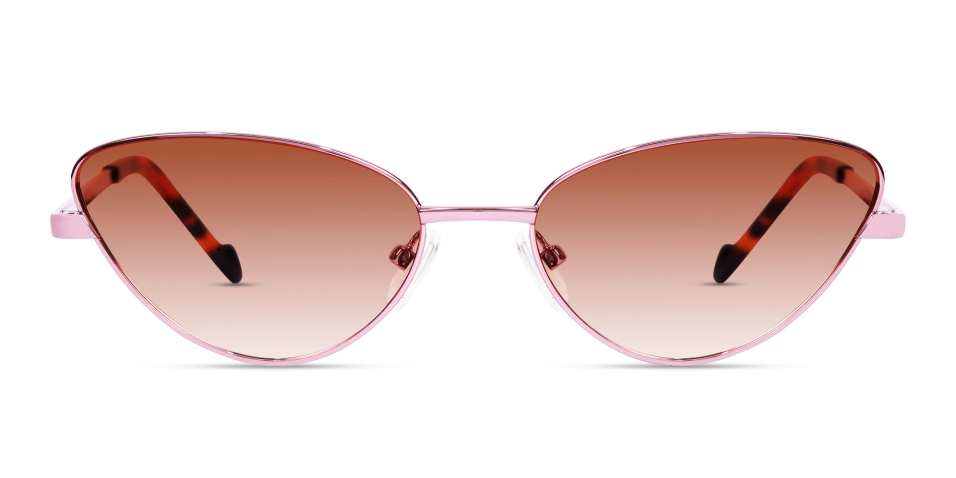 Pink Pearl and Tortoise Cat-Eye Sunglasses 1
