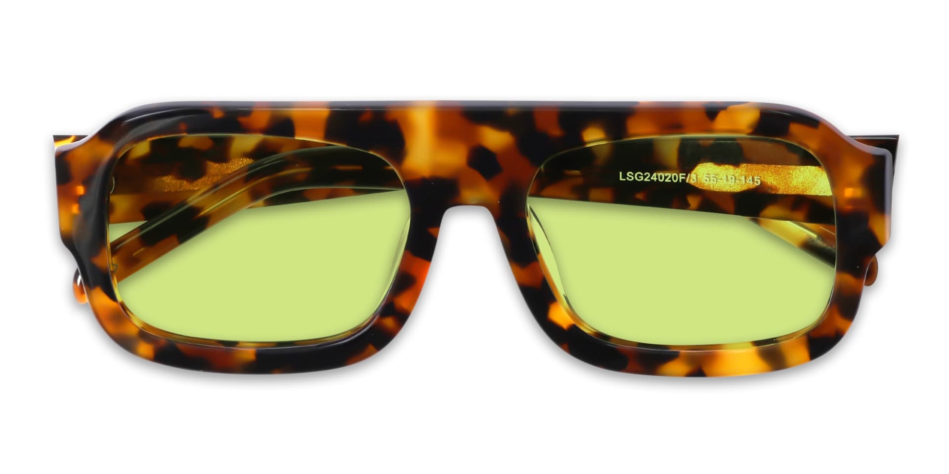 Honey Tortoise Flat Top Pilot Sunglasses 6