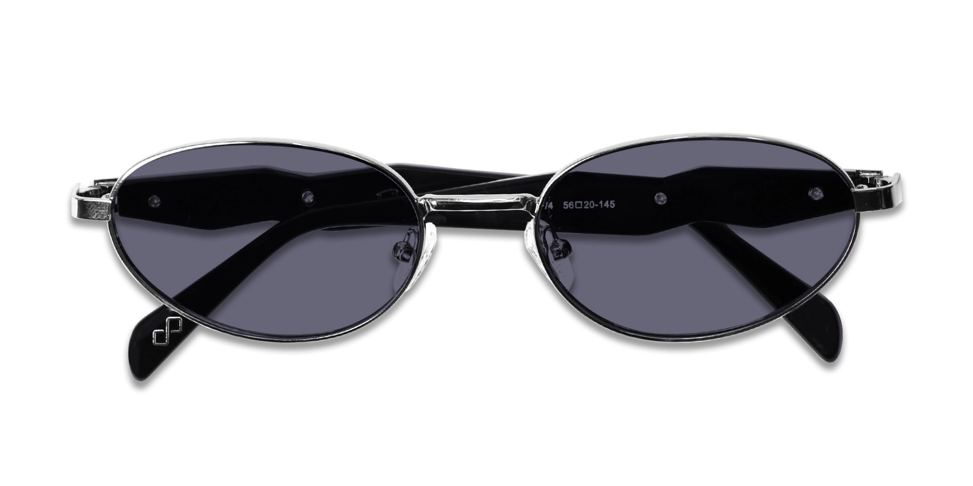 Oval keyhole Sunglasses With Purple Tint-6