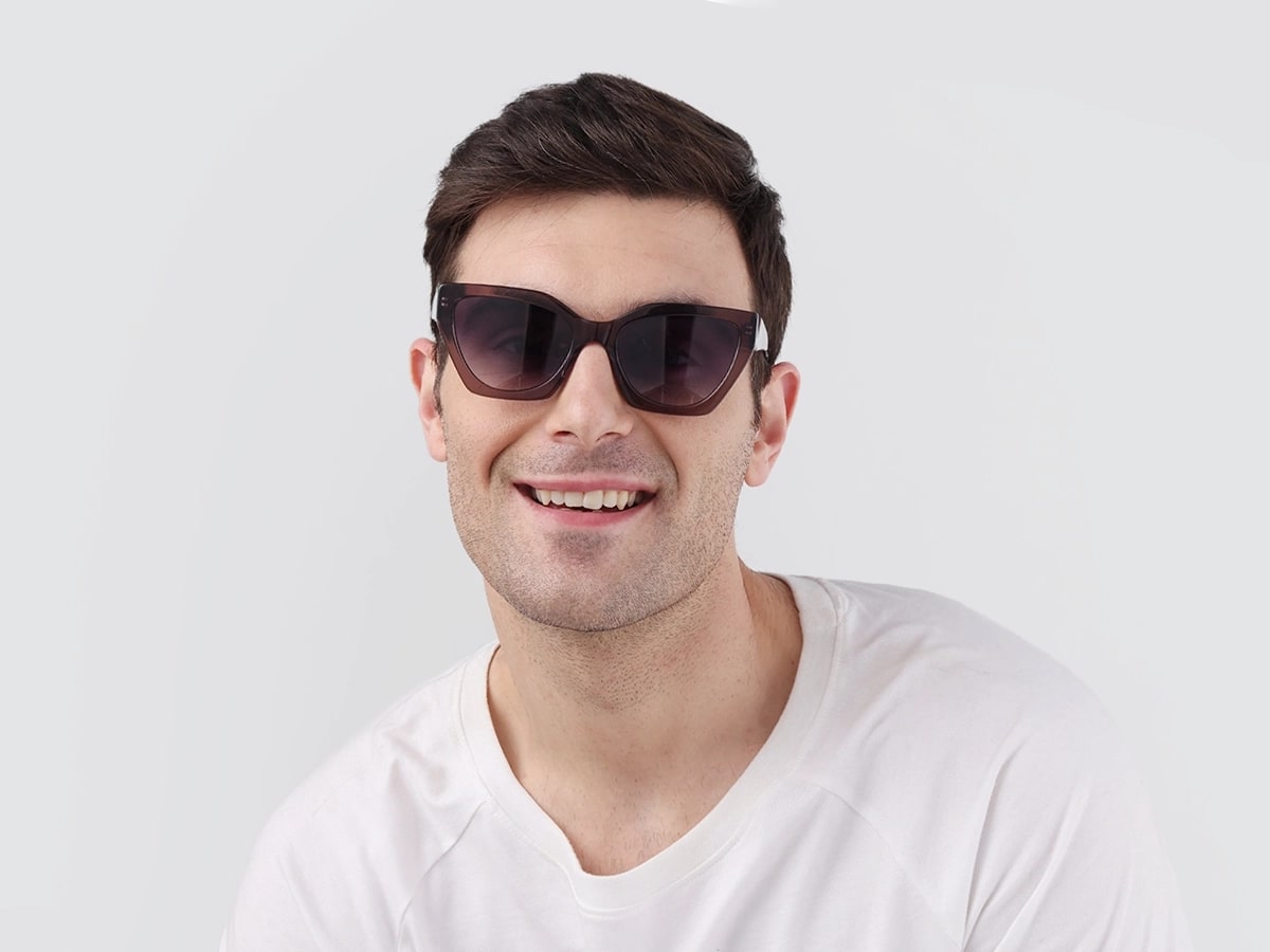 Crystal Mauve Grey Cat-Eye Geometric Sunglasses-41