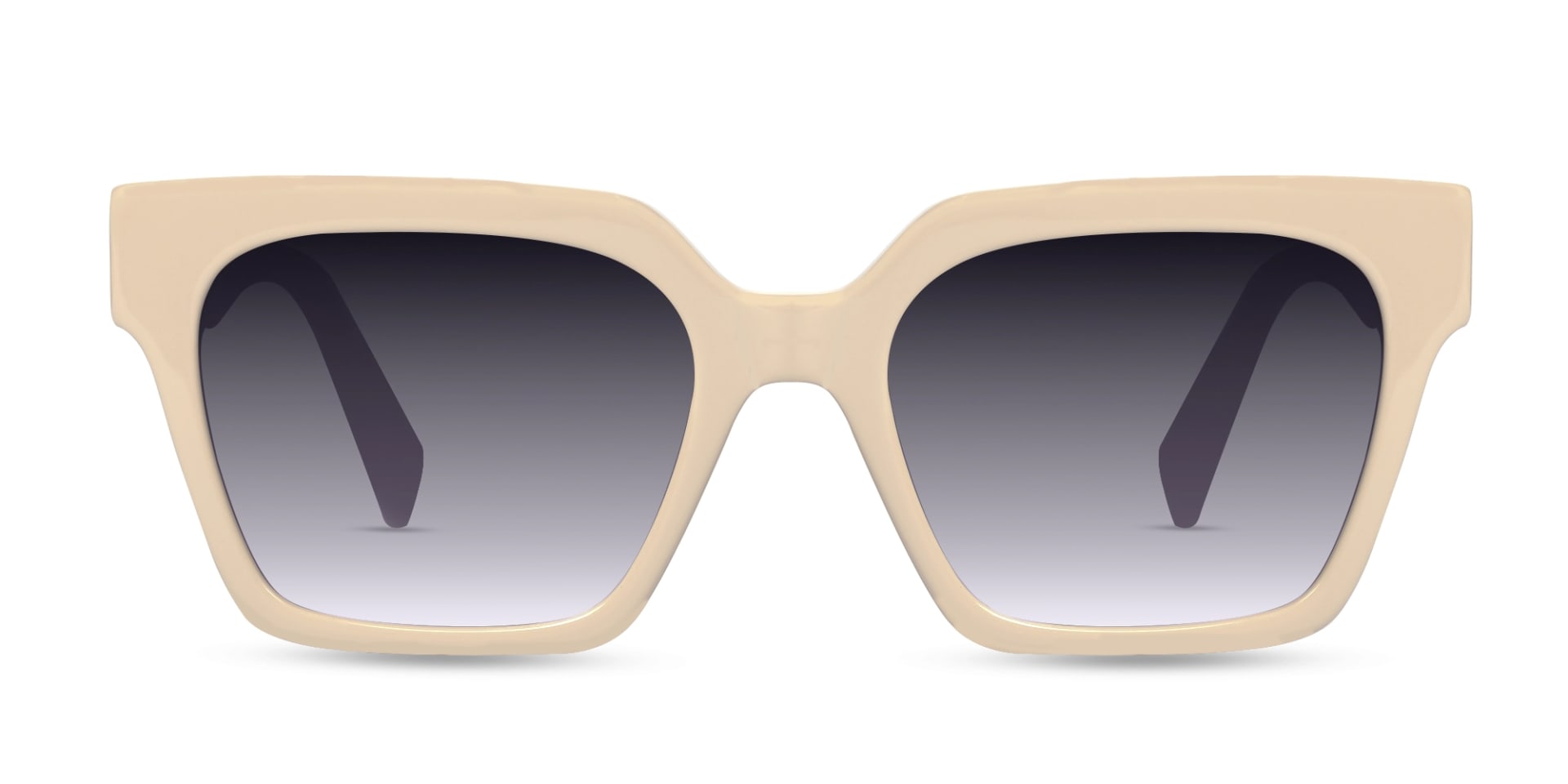 Bisque Acetate Square Full Rim Glasses-1