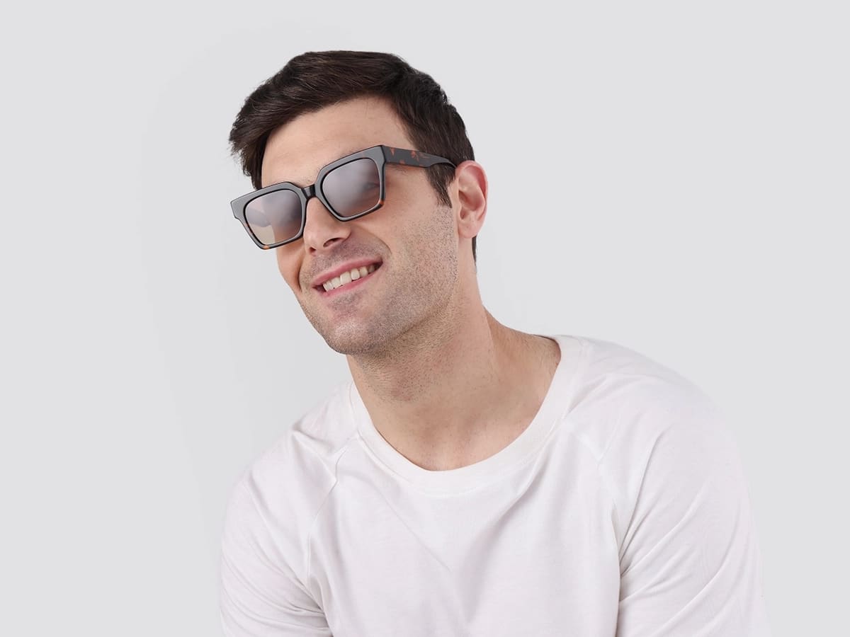 Honey Tortoise Square Sunglasses-41