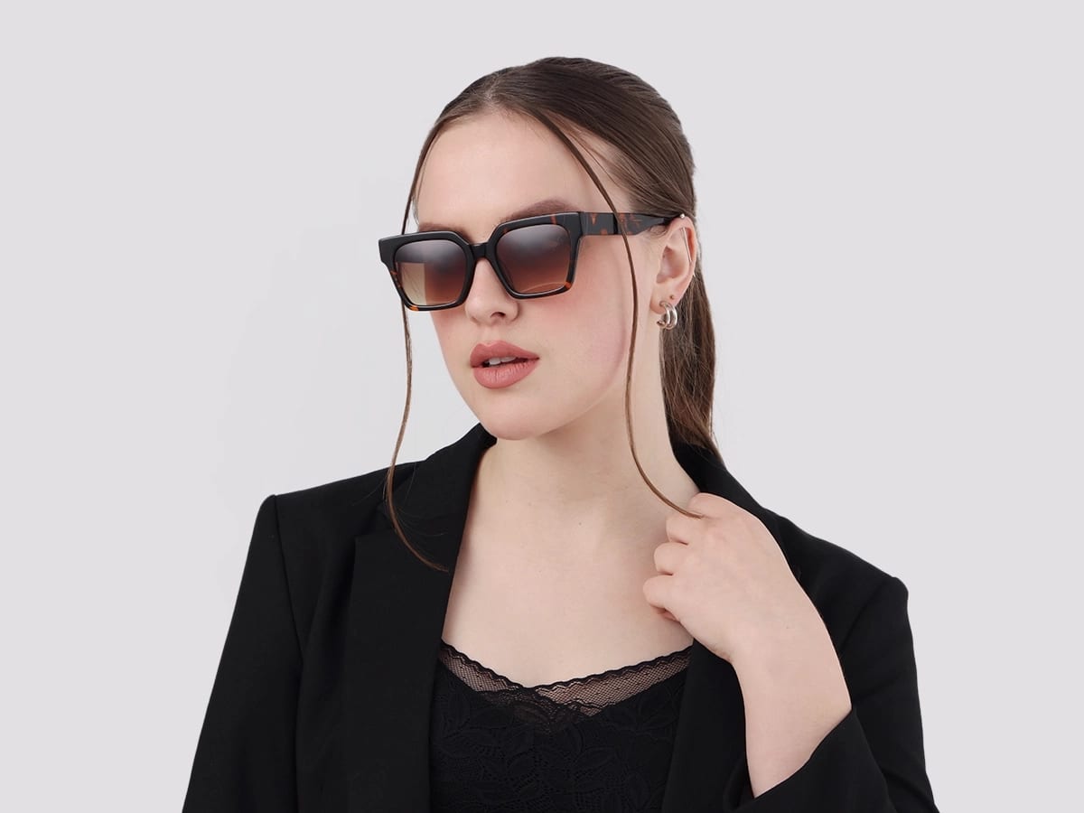 Honey Tortoise Square Sunglasses-51