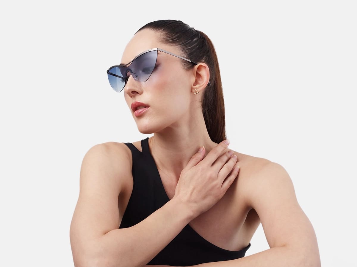 Cat-Eye Blue Gradient Tint Sunglasses-53