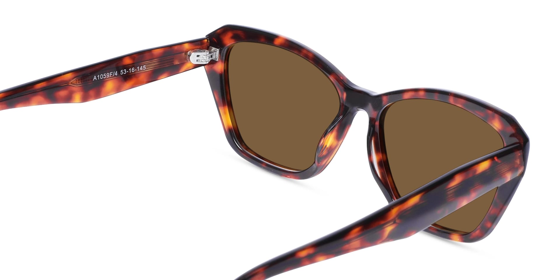 Solid Dark Brown Square Sunglasses