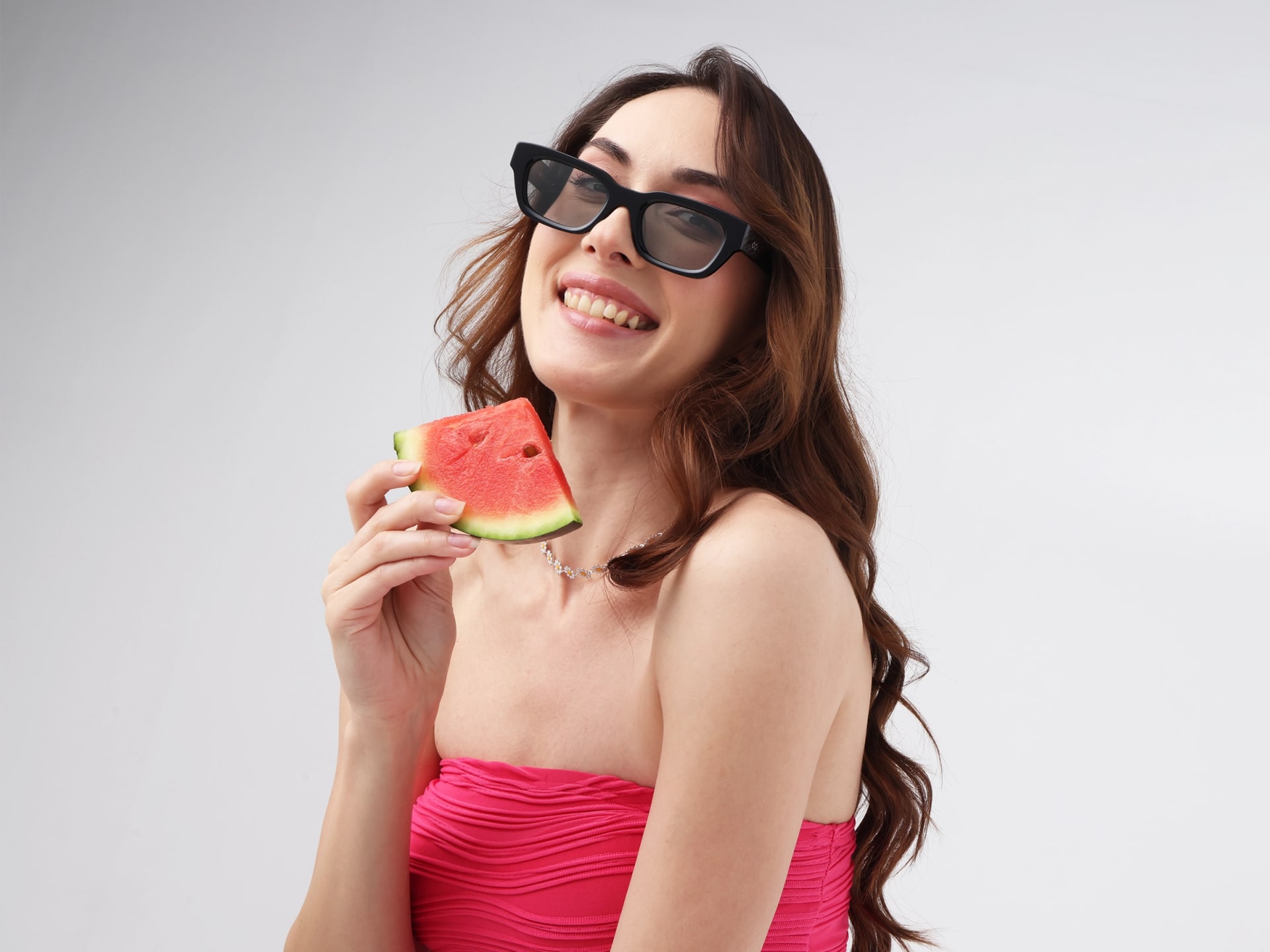 Black Acetate Full-Rim Sunglasses For Men & Women-13