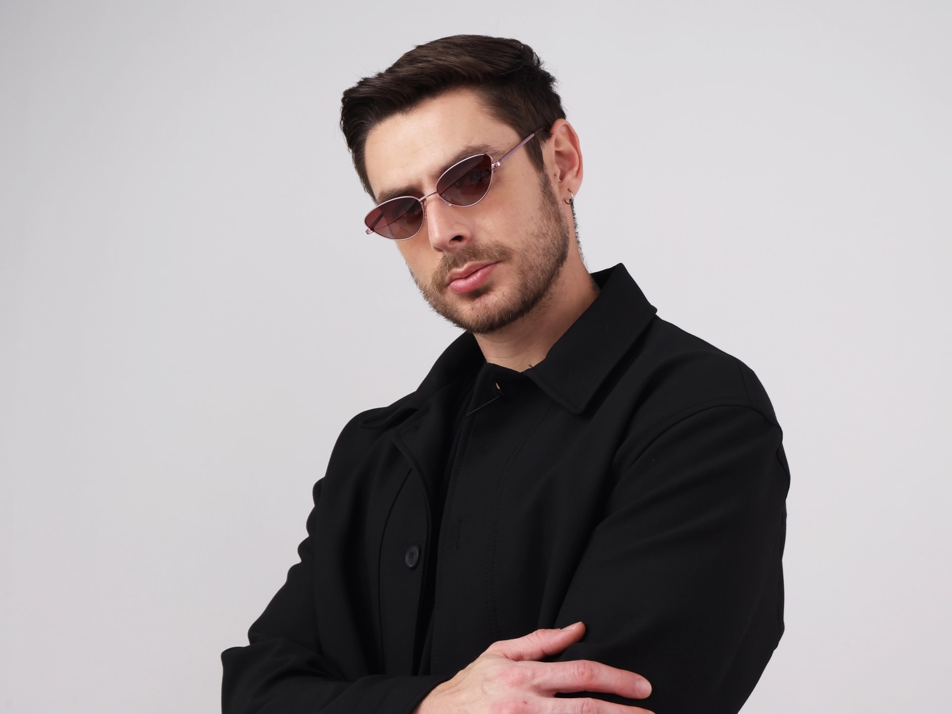 Pink Pearl and Tortoise Cat-Eye Sunglasses 2