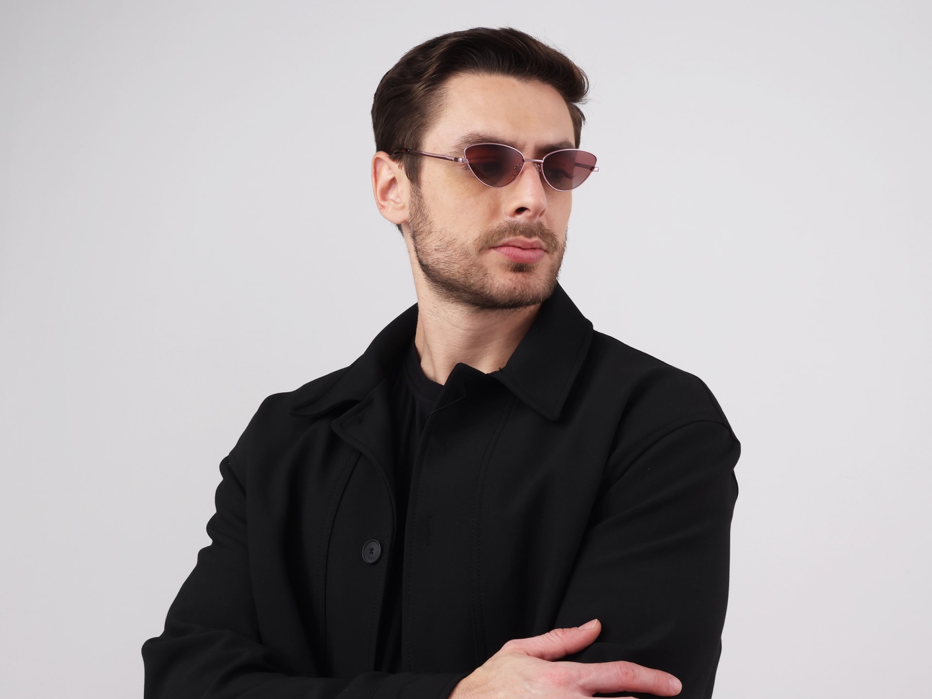Pink Pearl and Tortoise Cat-Eye Sunglasses 3