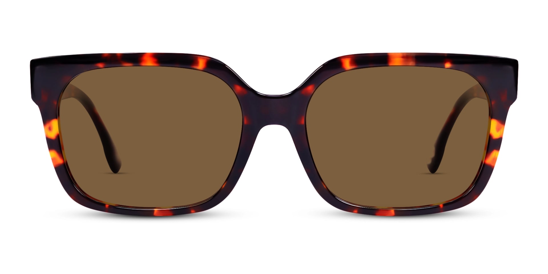 Square Full Rim Dark Grey Tinted Sunglasses