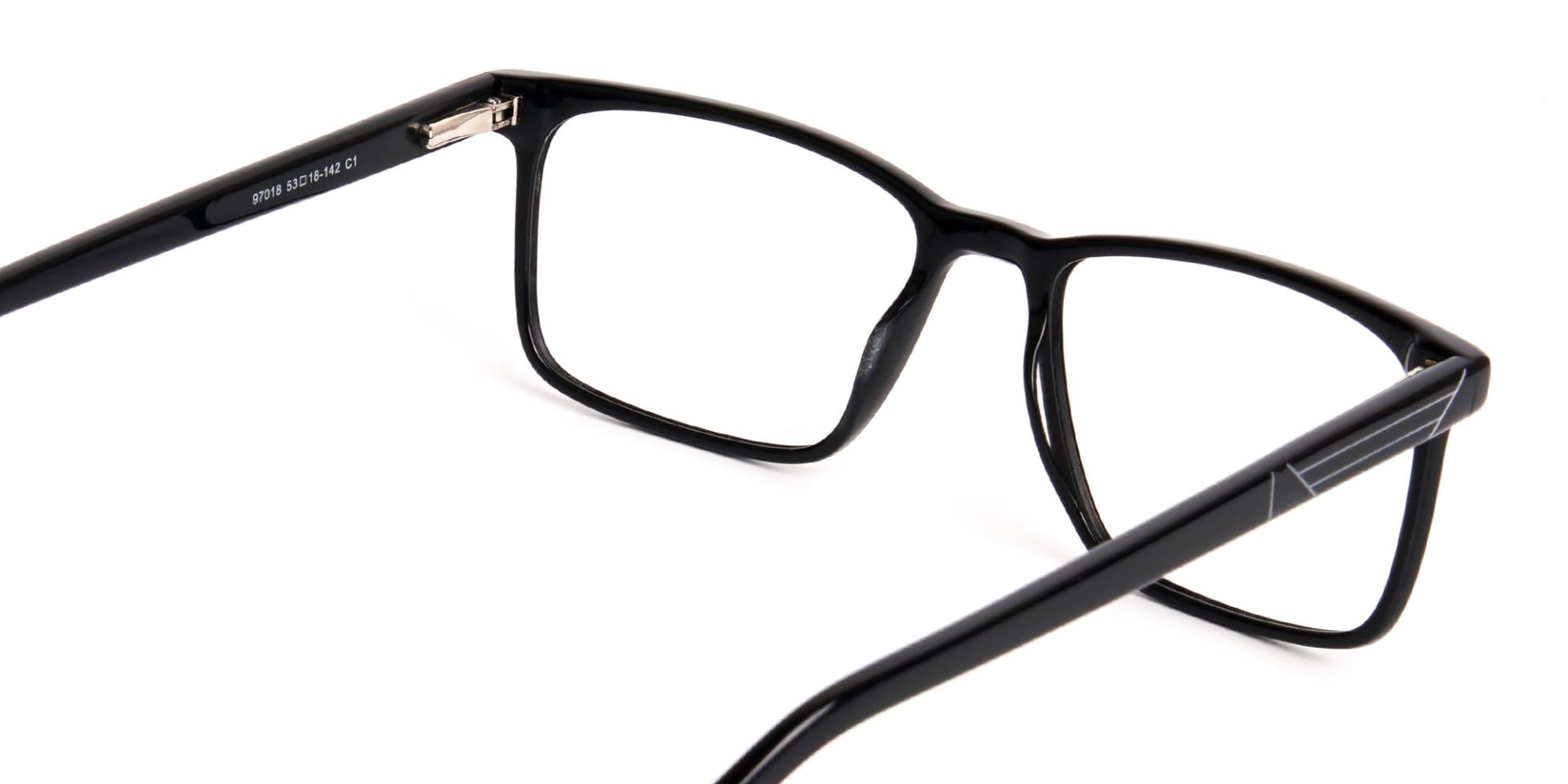 designer black rectangular glasses frames-5