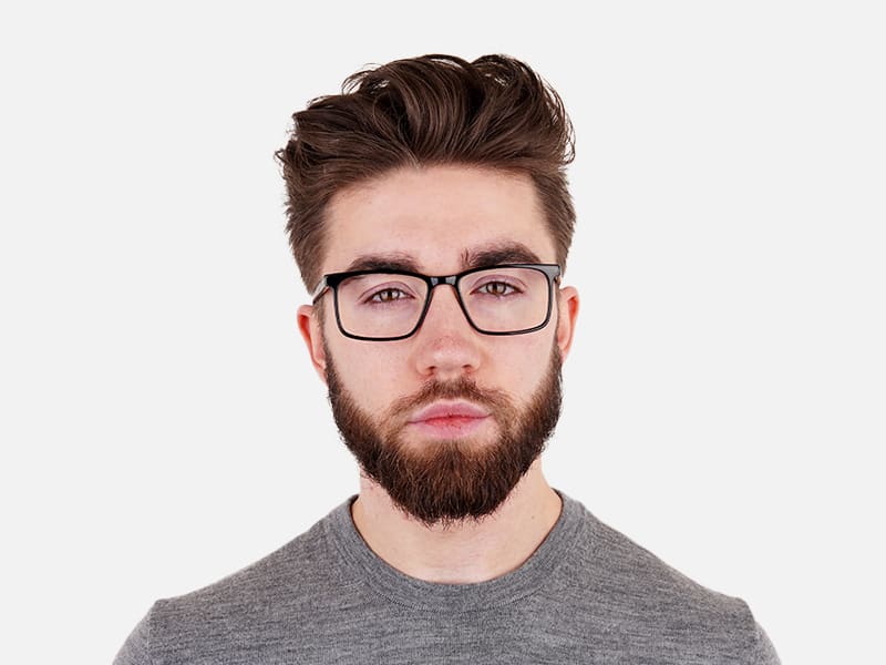 designer black rectangular glasses frames-4