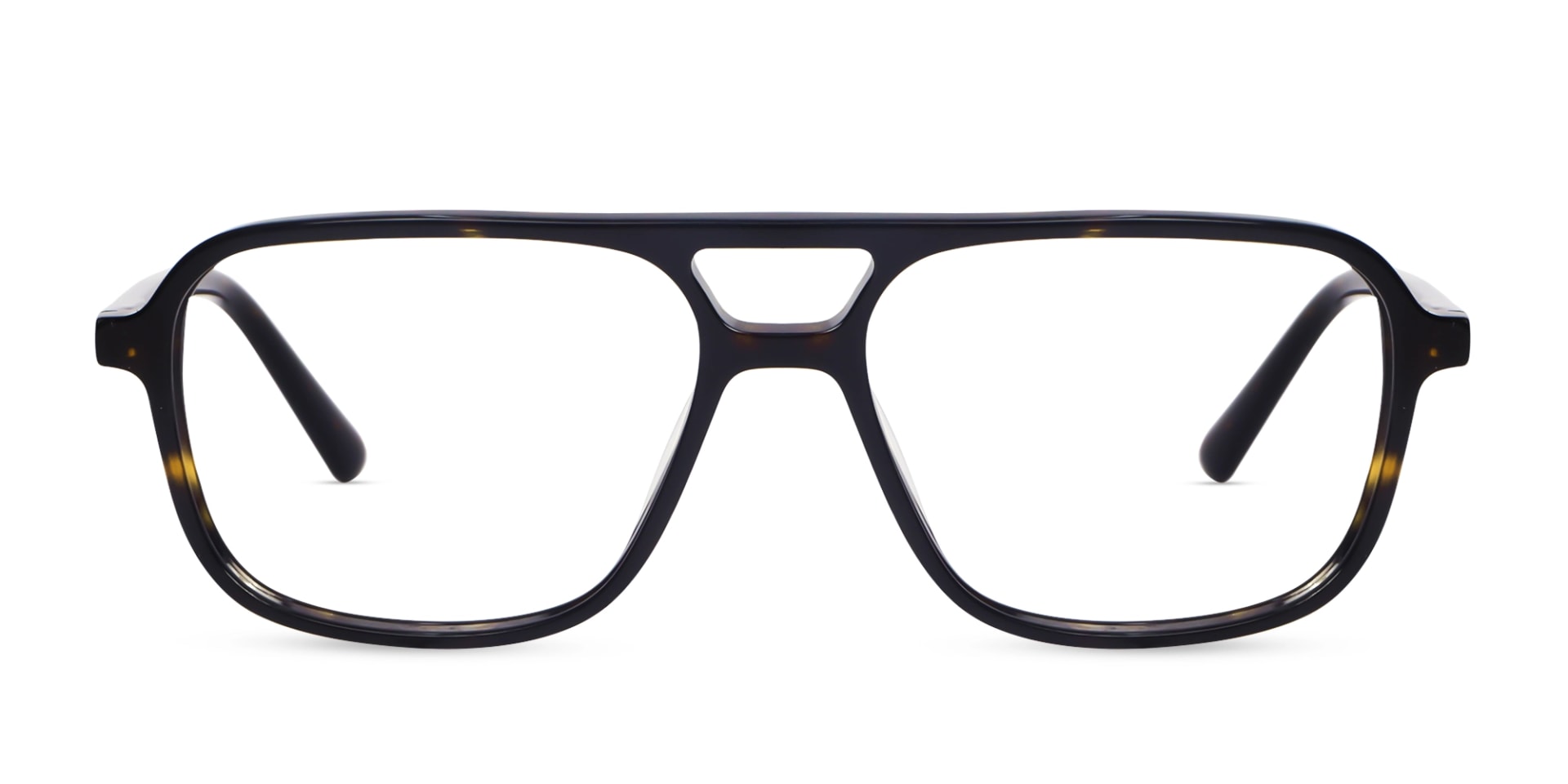 Dark Tortoise Full Rim Double Bridge Glasses-1