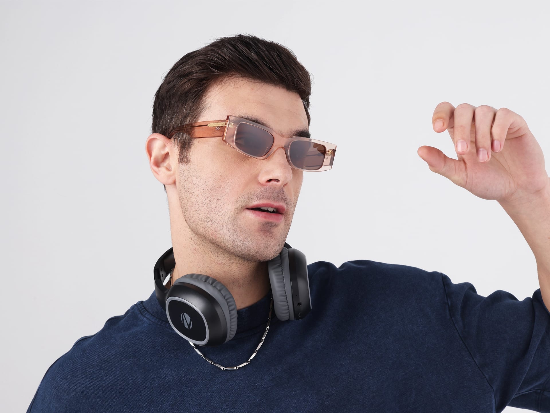 Rectangle Acetate Full-Rim Brown Tint Sunglasses-42