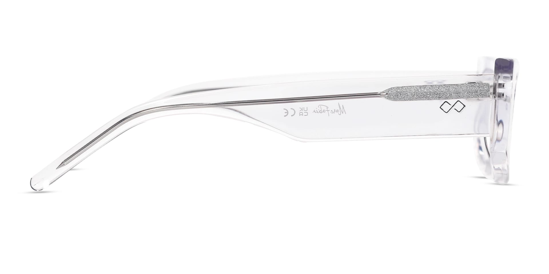 Clear Frame With Light Green Tint Sunglasses-4
