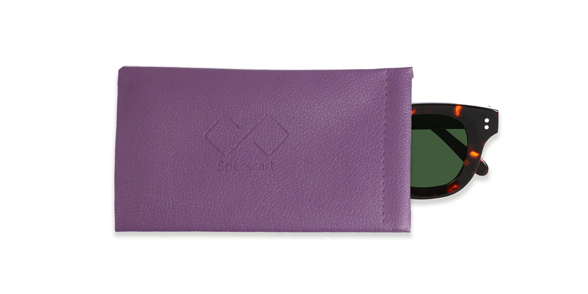 Buy Purple Pouch for Glasses & Sunglasses 2